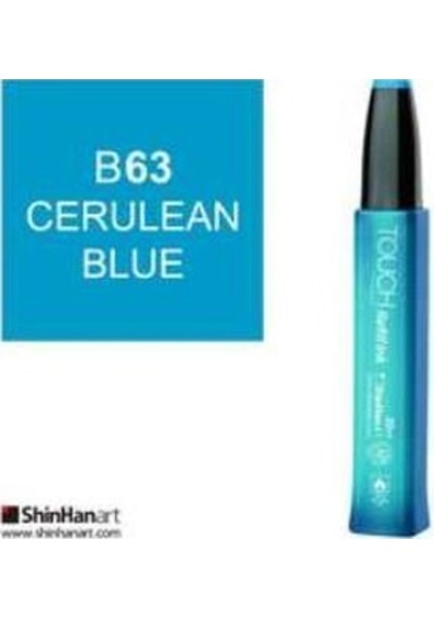Touch Twin Marker Refill Ink 20Ml B63 Cerulean Blue