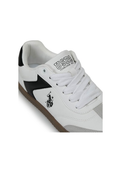 U.S. Polo Assn. U.s. Polo Assn. Sore Pu Beyaz Kadın Sneaker 000000000102695885 Beyaz-sıyah