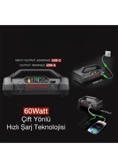 Apartx 12v Akıllı Akü Takviye + Pompa + Powerbank + Led Lamba Akü Dahil Değildir