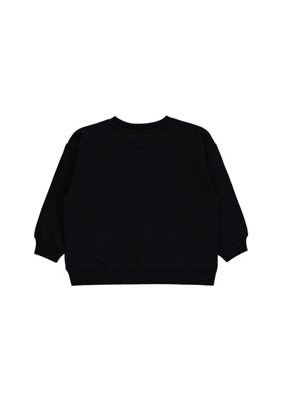 Civil Girls Basic 2 -5 Yaş Sweatshirt  - Siyah 19330336126W1
