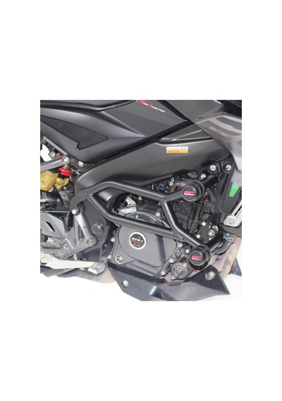 GP Kompozit  Bajaj Pulsar NS 200 2011-2021 Uyumlu Motor Koruma Demiri Siyah