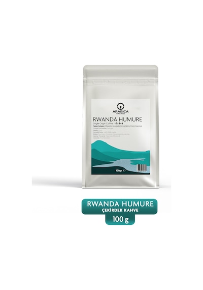 Rwanda Humure Çekirdek Kahve 100g Nitelikli Orta Kavrulmuş Çekirdek