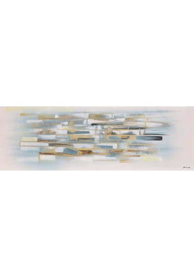 Yatak Odası Soyut El Yapımı Yağlı Boya Tablo 165x65cm