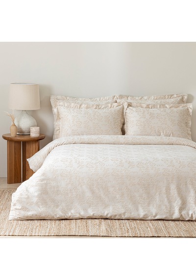 Marvıc %100 Pamuk Extra King Size Nevresim Seti 260x220 Cm Ekru
