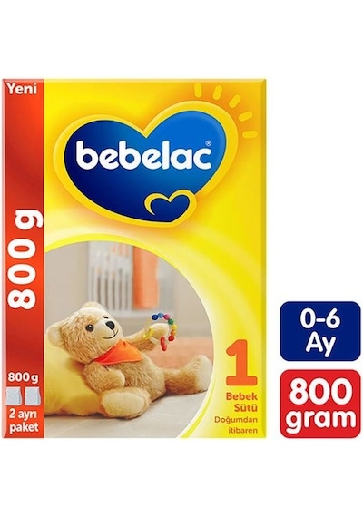 Bebelac 1 Devam Sütü 800 Gr 0-6 Ay