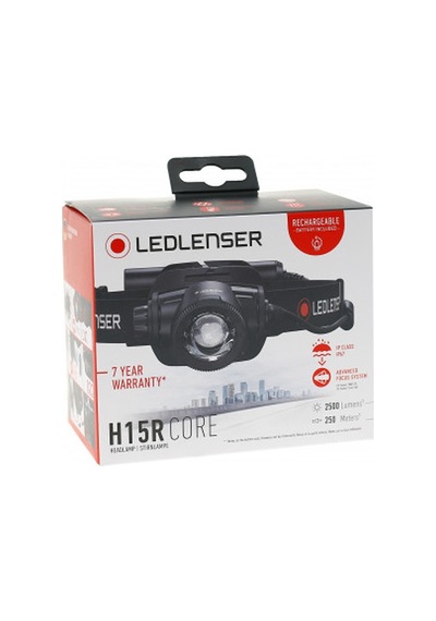 Ledlenser H15r Core Şarjlı Kafa Feneri Siyah