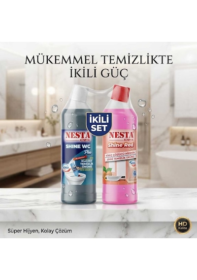 Nesta Kimya Shine Wc Plus Ve Red Kireç Çözücü Tekli