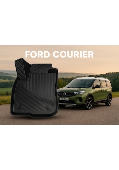 Ford Courier 2014-2023 3d Havuzlu Oto Paspas Premium