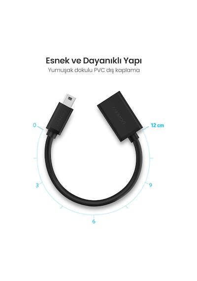 Ugreen Mini Usb Otg Kablo, 10383