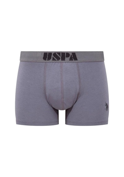 U.S. Polo Assn. U.s Polo Assn. 80521 Erkek Pamuklu 3'lü Boxer-bordo&lacivert&antrasit Bordo