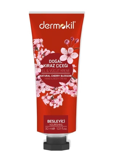 Dermokil Avokado + Kenevir Tohumu + Kiraz + Mango + Zeytinyağlı Yağlı El Ve Vücut Kremi 5 x 30 ML