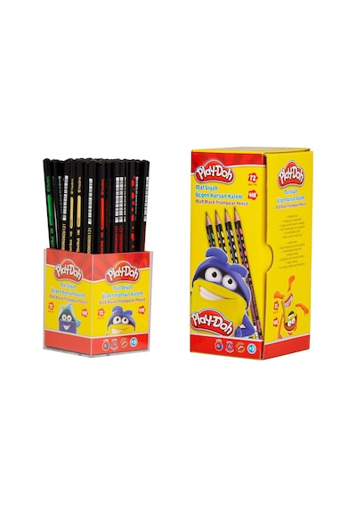 Play-doh Kurşun Kalem Mat Üçgen 72 Li Stand Play-kk005 Çok Renkli
