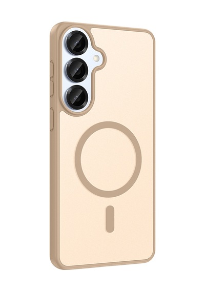 Galaxy S26 Plus Kılıf Magsafe Kamera Korumalı Mat Parmak İzi Tutmayan Ardemix Kahverengi