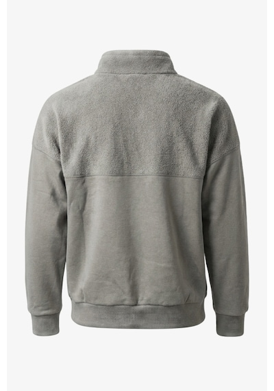 Manta 1/2 Zip Erkek Sweatshirt-31748 Gri