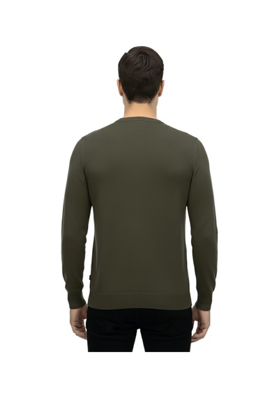 Raymons Erkek Spor Sıfır Yaka Regular Fit Kazak Bgl-st04953 Haki