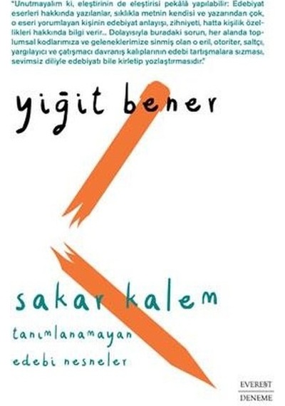 Sakar Kalem - Yiğit Bener - Everest Yayınları