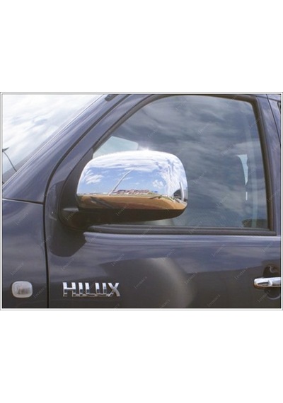 Toyota Uyumlu Hilux Krom Ayna Kapağı 2 Prç 2005-2015 Arası P.çelik