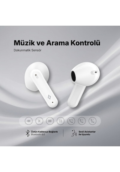 Ttec AirBeat 2KM176 Vibe Gerçek Kablosuz TWS Bluetooth Kulaklık