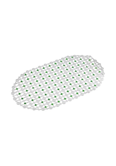Efe Mark Eko Serisi Banyo - Küvet İçi Kaydırmaz Vantuzlu Oluklu Oval Paspas 63 X 34 Cm, Yeşil Sku: Smg8690010226914 21 x 21