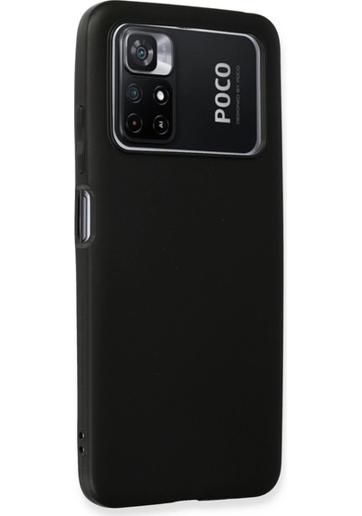 Cosmotex Newface Xiaomi Poco M4 Pro 4g Kılıf First Silikon - Siyah