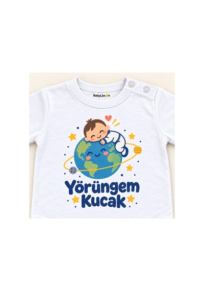 Babylimon Yörüngem Kucak Beyaz Kısa Kollu Çıtçıtlı Bebek Zıbını Beyaz - Yörüngem Kucak - 928161949 Beyaz - Yörüngem Kucak