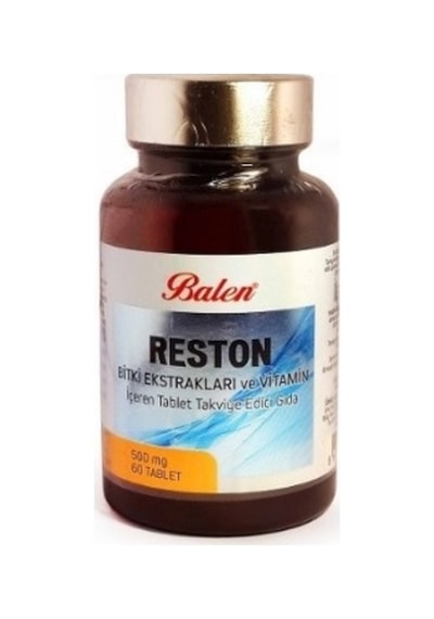 2 Kutu Balen Reston Bitki Esktr. Ve Vitamin Tablet 60X500 Mg