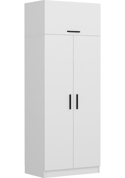 Kale 2 Kapaklı Zincir Dolap-yüklük - Beyaz 235cm Beyaz