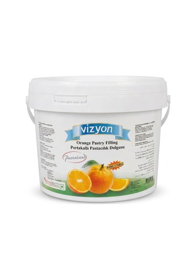 Vizyon Portakal Parçalı Dolgu Kreması 6 Kg.