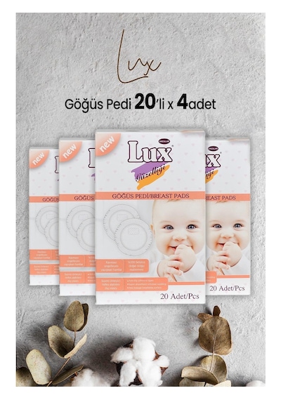 Lux Göğüs Pedi 20 Li X 4 Paket