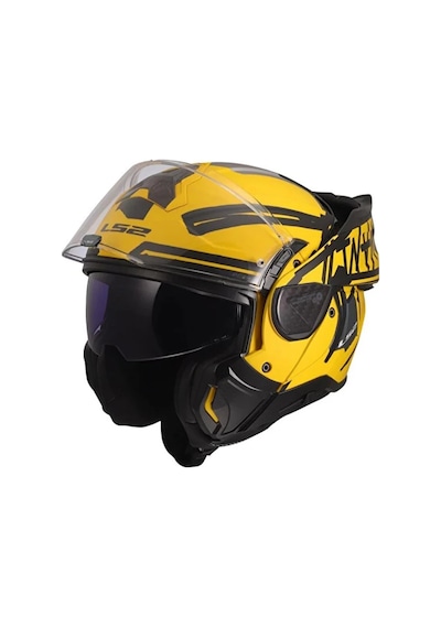 Ls2 Advant 2 Triple Çene Açılır Kask Sarı