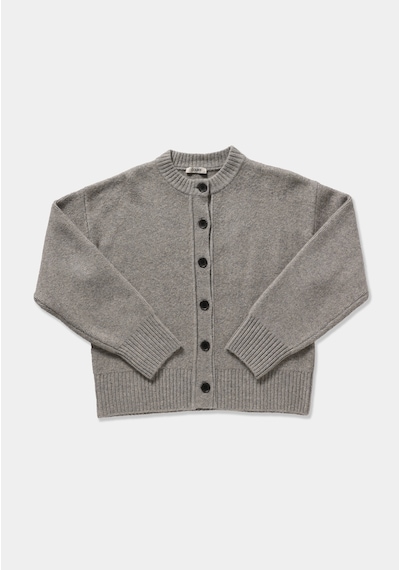 Colin's Colins Regular Fit Yuvarlak Yaka Düz Kadın Gri Hırka Cl1082165 Q1.v1 Mga Gri Melanj