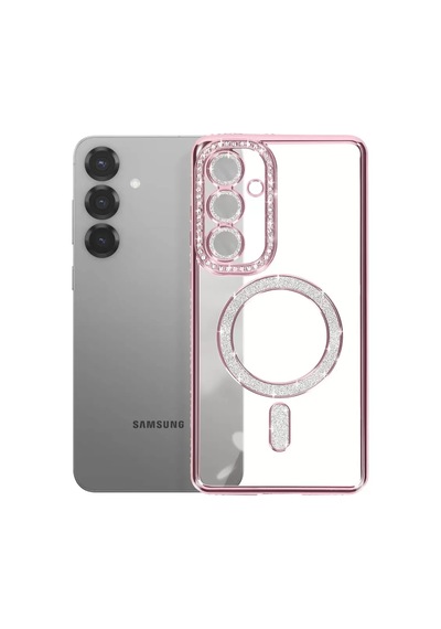 Newface Samsung Galaxy Uyumlu A57 5g Joke Simli Magneticsafe Kılıf - Pembe Diğer