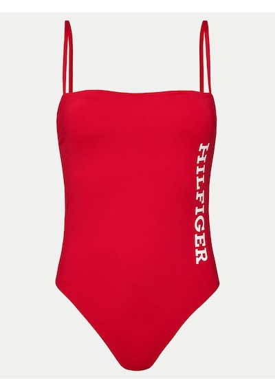 Tommy Hilfiger Tommy Hılfıger Kadın Mayo Uw0uw05306-xlg Uw0uw05306-xlg Kırmızı Kırmızı