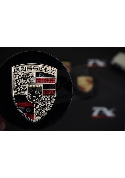 Porsche Jant Göbeği Kapak Seti 65Mm