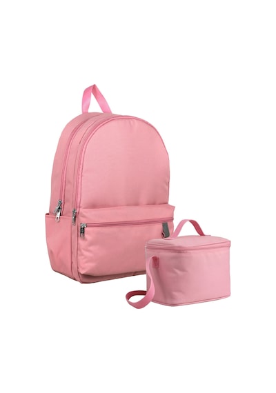 Cennec İkili Pembe İlkokul Okul Çantası Seti - Kız Çocuk - Setumt5121b Pembe