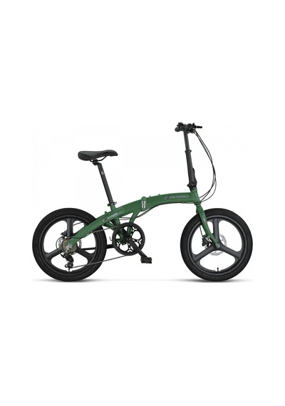 Mosso Marıne-20-hyd-7v Katlanır Bisiklet 305h 20 Jant 7 Vites Race Green Çok Renkli