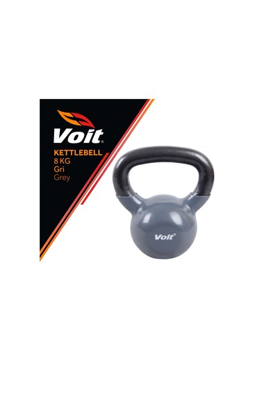 Voit Vinyl Kettlebell 8 KG  Gri