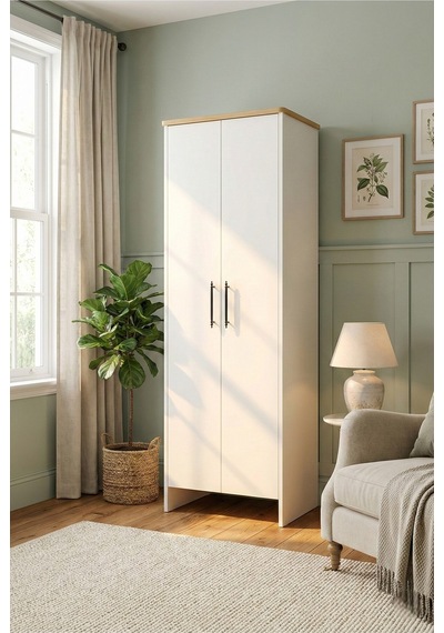 2 Kapaklı 6 Raflı Çok Amaçlı Dolap Beyaz 182 Cm Mutfak, Banyo, Ofis Kullanımı Için Uygun Beyaz - 645042681 Beyaz 2 Kapaklı 6 Raflı Çok Amaçlı Dolap Beyaz 182 Cm Mutfak, Banyo, Ofis Kullanımı Için Uygun Beyaz - 645042681 Beyaz