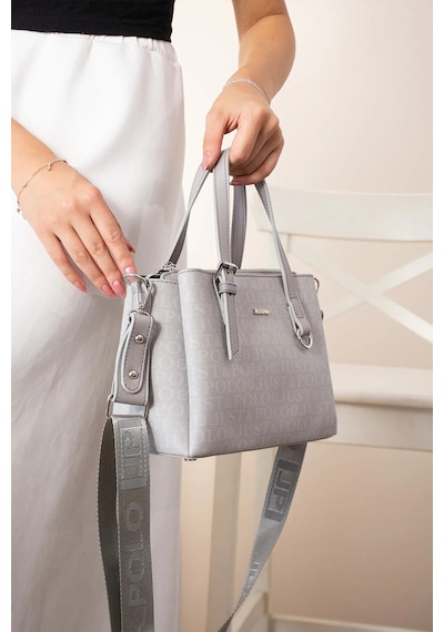 Just Polo Kadın Spor Model Ayarlanabilir Askılı Şık El & Omuz Çantası Shoulder Bag Gri 66112951