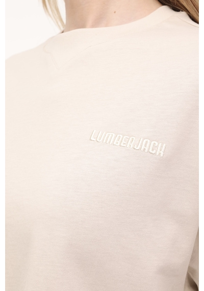 Lumberjack Wl Olıvıa 11ss102 4fx Bej Kadın Kısa Kol T-shirt 000000000101570945 Bej
