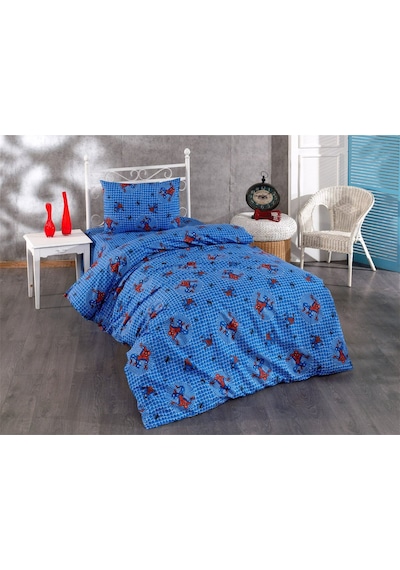 Tek Kişilik Çocuk Nevresim Takımı Mini Örümcek Adam