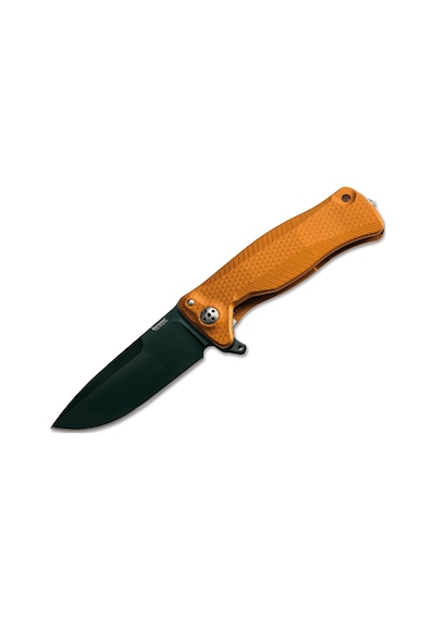 Lionsteel Sr11 Aluminum Orange Handle Black Blade Kamp Çakı Turuncu