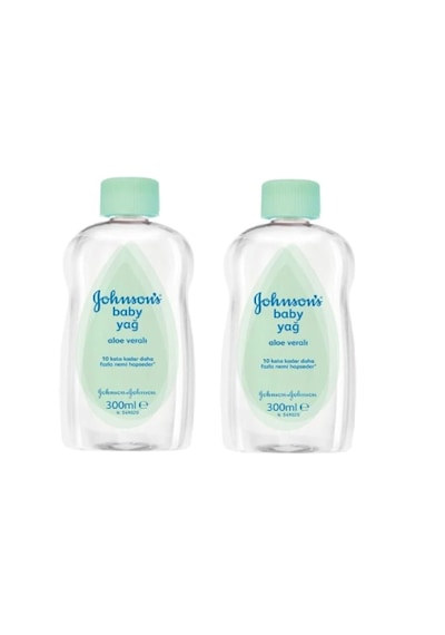 Johnson's Baby N-549020 Aloe Veralı Bebek Yağı 2 x 300 ML