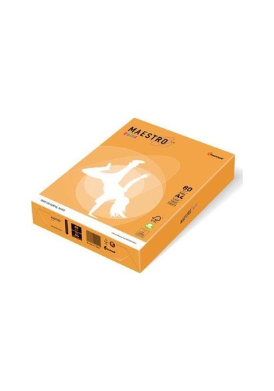 Mondi Iq Renkli Kağıt A4 80gr/500 Neon Orange
