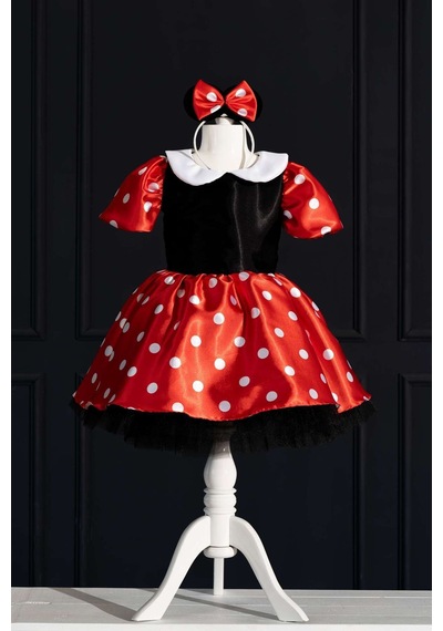 Minnie Kırmızı Renk Taç Kırmızı