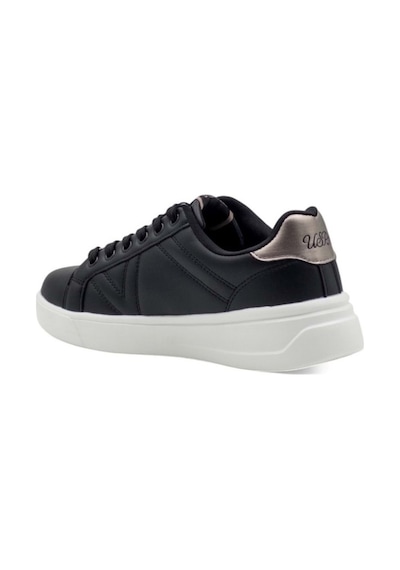 U.s Polo Assn. Exxy 5fx Anatomik Kadın Sneaker Siyah Beyaz