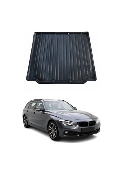 Bmw 3 Serisi F31 / Touring 2012-2018 Arası Uyumlu Araca Özel Kauçuk Tpe Bagaj Havuzu Siyah