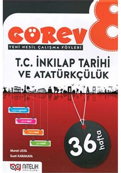 8 Sınıf Görev Inkılap Tarihi Ve Atatürkçülük Nitelik Yayınları