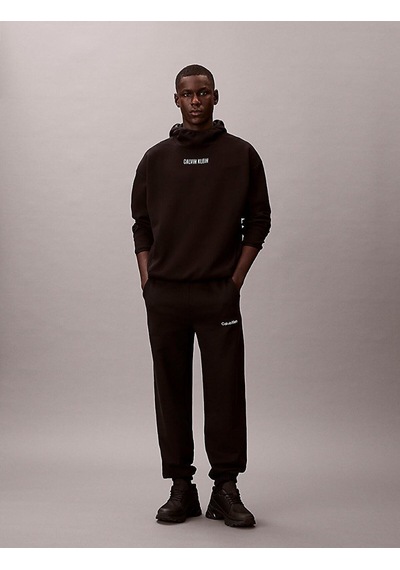 Calvin Klein Hoodıe Siyah Erkek Kapüşonlu Sweatshirt