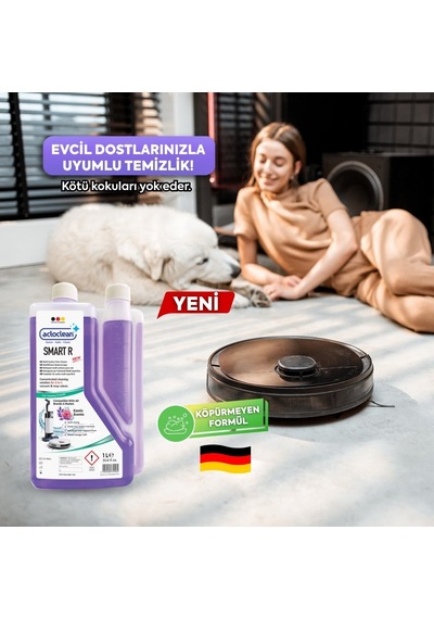 Actoclean Smart R Robot & Islak Dikey Süpürgeler İçin Egzotik Kokulu Konsantre Yüzey Temizleyici Tekli